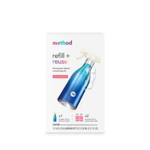 Method all-purpose cleaner: concentrates starter kit - pink grapefruit, 14 fl oz